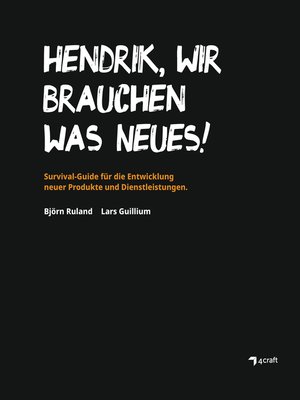 cover image of HENDRIK, WIR BRAUCHEN WAS NEUES!